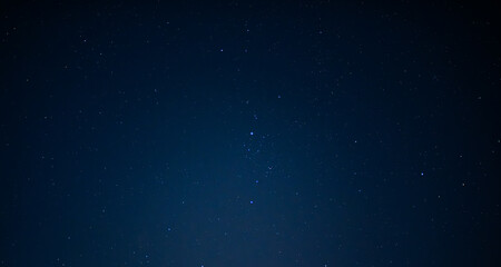 Stars decorating the blue of the night sky