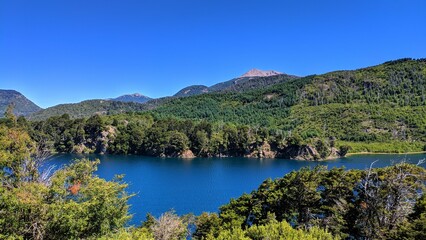 Mountainous landscape in southern Argentina