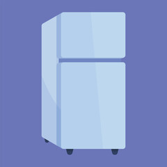 Refrigerator vector icon. fridge freezer vector illustration. fridge icon