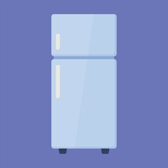 Refrigerator vector icon. fridge freezer vector illustration. fridge icon