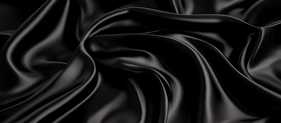 Obraz premium black satin background