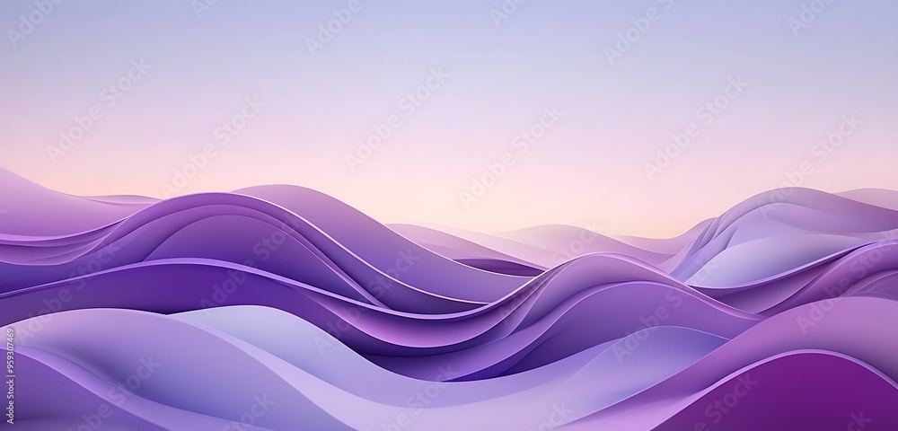 Poster abstract background with waves