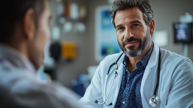 Rehabilitation specialist assisting therapy patient in clinic medical equipment supportive care professional advice focused guidance