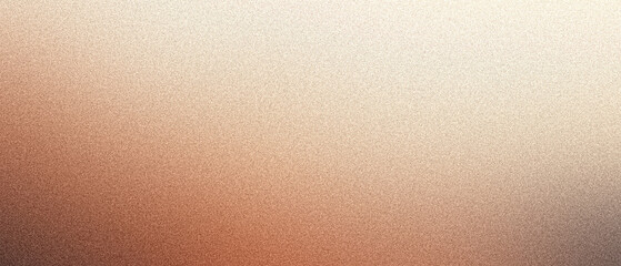Grainy gradient background, orange white beige brown noise texture banner, poster header backdrop design
