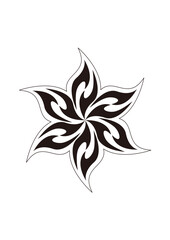 トライバル フラワー