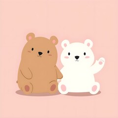 teddy bear with heart. Generative ai