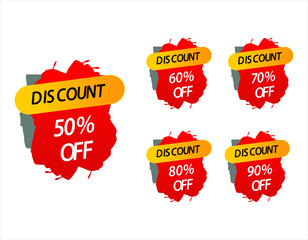 Discount And Special Offer Tag Vector