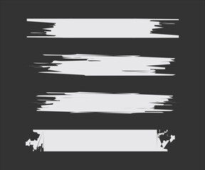 Torn Paper Pieces Vector