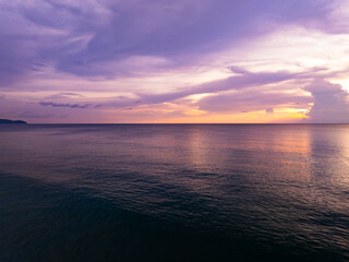 Sunset sky, Nature beautiful Light Sunset or sunrise over sea, Colorful dramatic majestic scenery sky,Amazing clouds and waves in sunset sky nature light cloud background