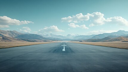 empty runway : Generative AI