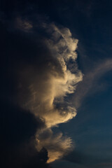 beautiful sky and clouds at sunset