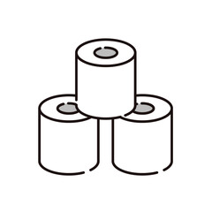 トイレットペーパーのアイコン