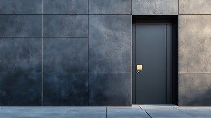 Modern Door Black Team design : Generative AI