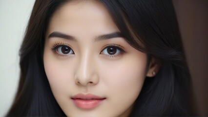 Obraz premium Confident Businesswoman with Fashionable Look and Radiant Smile