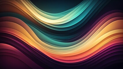 abstract colorful wave background wallpaper