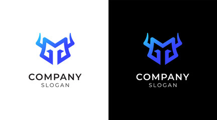 Monogram MG logo design. MG initial logo for esport or gaming concept design © mupppid