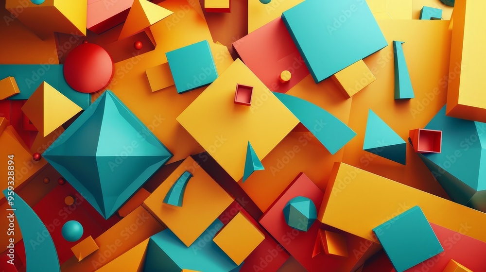 Poster discuss the use of geometric patterns in motion graphics.