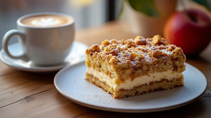 Apple crumble cake and Turk coffee : Generative AI