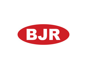 BJR logo design vector template. BJR