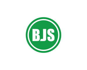 BJS logo design vector template. BJS