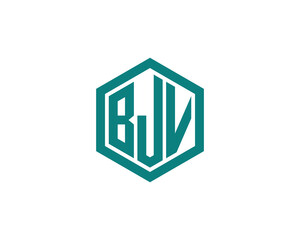 BJV Logo design vector template. BJV