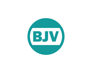 BJV Logo design vector template. BJV