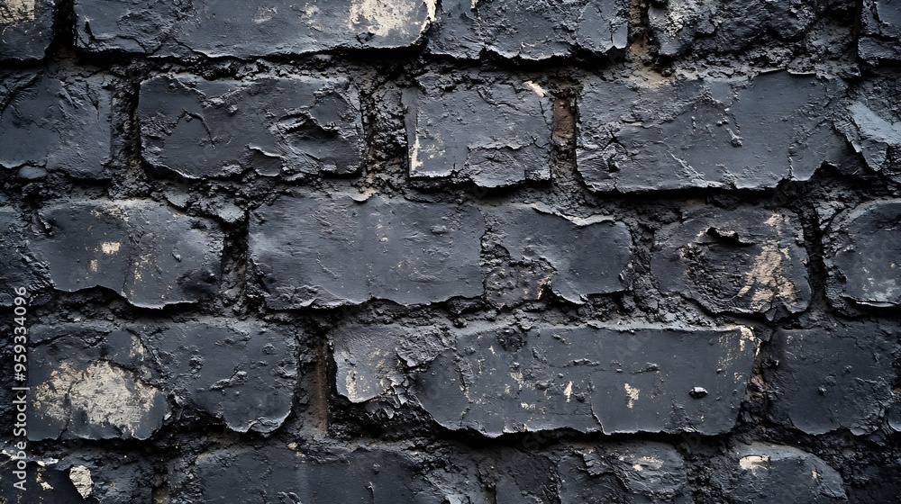 Poster old black wall background texture : generative ai