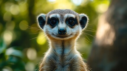 Fototapeta premium animal in a wildlife parc : Generative AI