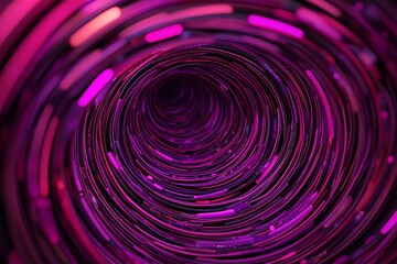 Abstract pattern of stage lights, spiraling around a central point, deep purple hues, intense focus, dramatic mood