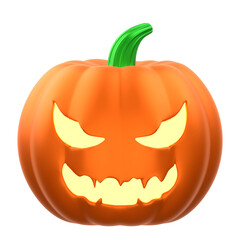 Halloween Pumpkin 3D Illustration for uiux, web, app, presentation, etc