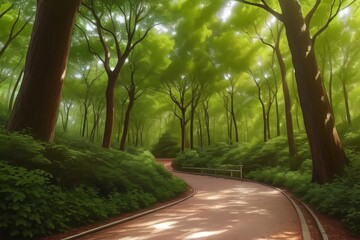 Obraz premium path in the forest