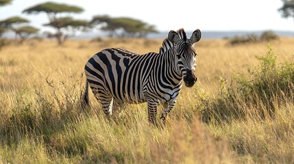 Naklejka premium Serengeti African Safari Wildlife CONSERVATION Park : Generative AI