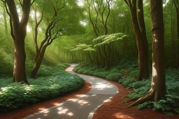 road in the forest