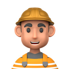 Builder 3D Illustration for uiux, web, app, presentation, etc