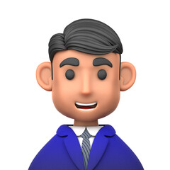 Bussinesman 3D Illustration for uiux, web, app, presentation, etc