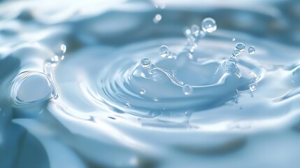 Cosmetic texture molecular ingredient moisturizer face skin care : Generative AI