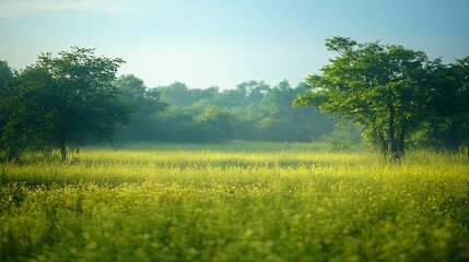 Grasslands of Andhrapradesh Rollapadu Wildlife Sanctuary : Generative AI