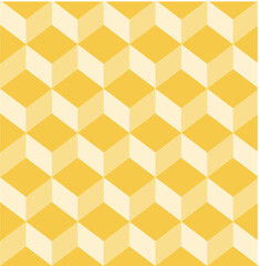 Geometric Wallpaper Pattern With 3D Effect 