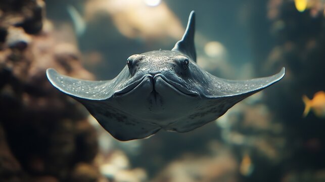 Stingray in sisaket aquarium mueang si sa ket district : Generative AI