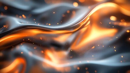 Metal blurred abstract background banner : Generative AI