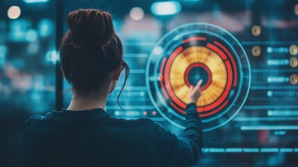 Fototapeta premium Target customer buyer persona customer behavior personalization marketing customer centric recruitment human resource management personal development concept Marketing plan and strateg : Generative AI