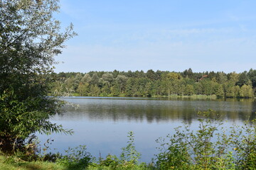 Panoramablick Natursee