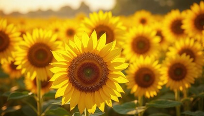 Obraz premium sunflowers in the field