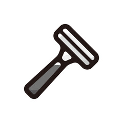 Shaving razor outline icon for graphic design, apps and websites