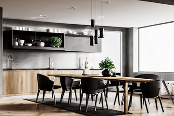 Contemporary Diningroom Interior