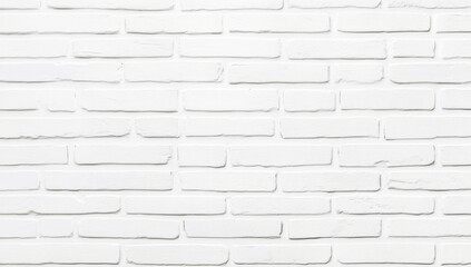 White Brick Wall Texture Background, Simple and Clean Design for Modern Projects