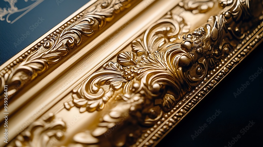 Poster horizontal golden frame a lavish accent for your cherished moments enhance and showcase your memorie