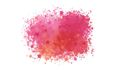 Colorful pink watercolor splash paint background, colorful pink splashes, and pink paint drips on a white background, pink watercolor stain with paint splatter, banner, abstract color ink explosion
