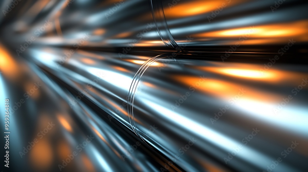 Poster metal blurred abstract background banner : generative ai