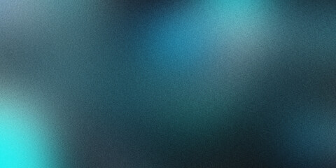 Cool blue and teal gradient background with noise texture, providing a calm and modern design element. This smooth gradient is ideal for backdrops, banners, and other creative projects.